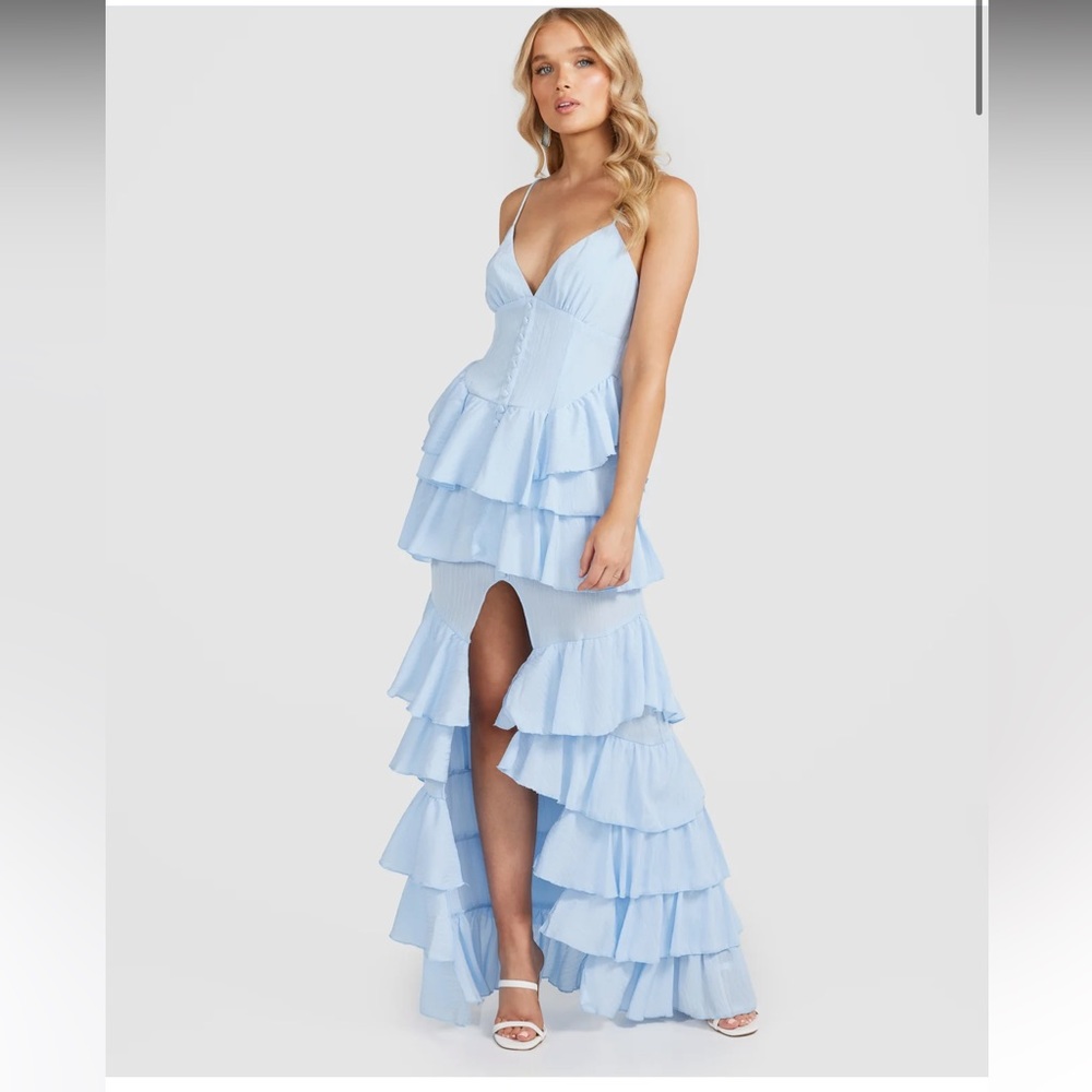Derma Department Barcelona Maxi Dress Blue 8 AU 4 US NWT